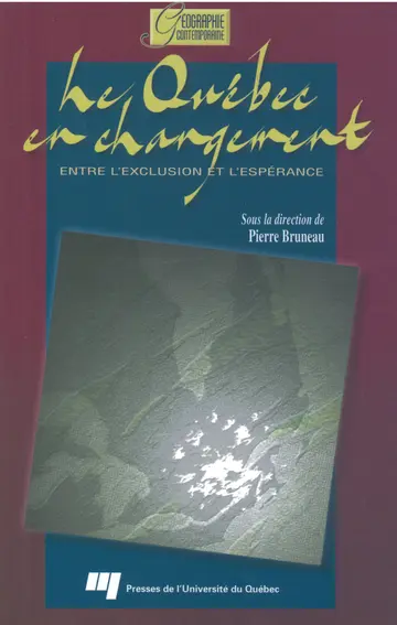 Cover of Quebec en changement. entre l'exclusion et l'espérance