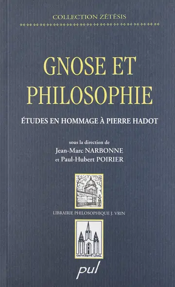 Cover of Gnose et philosophie