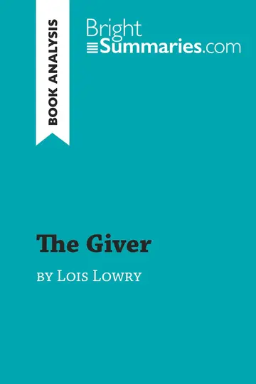 Cover of The Giver by Lois Lowry (Book Analysis)