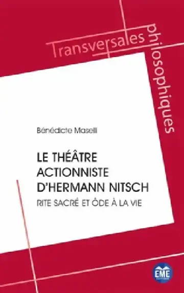 Cover of Le théâtre actionniste d'Hermann Nitsch