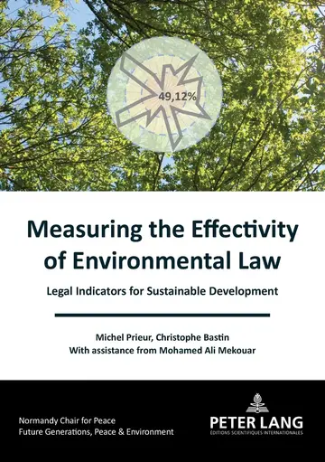 Cover of Measuring the Effectivity of Environmental Law