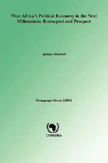 Cover of West Africa's Political Economy in the Next Millenium