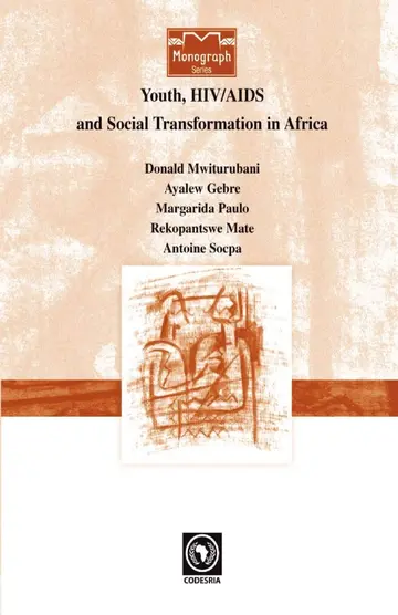 Cover of Youth, HIV/AIDS and Social Transformations in Africa