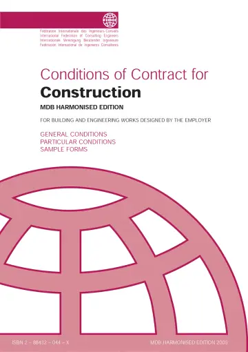Cover of FIDIC Conditions of Contract for Construction