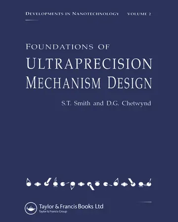 Cover of Foundations of Ultraprecision Mechanism Design