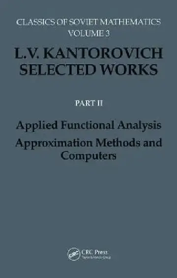 Cover of Applied Functional Analysis. Approximation Methods and Computers