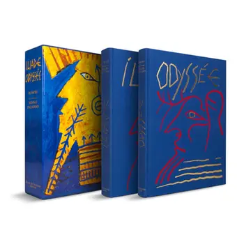 Cover of L'iliade et l'odyssée - illustrees par mimmo paladino