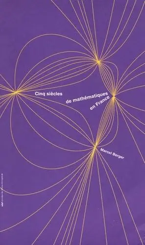 Cover of Cinq siecles de mathematiques en France