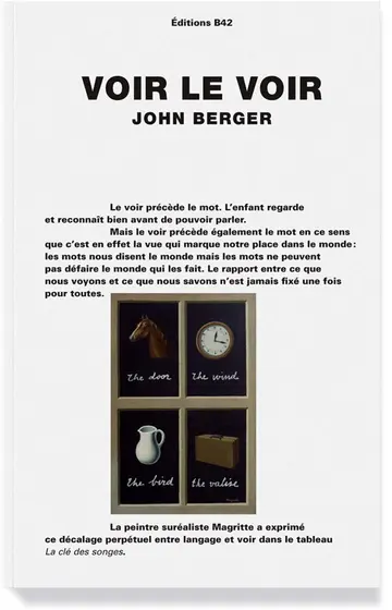 Cover of John Berger - Voir Le Voir