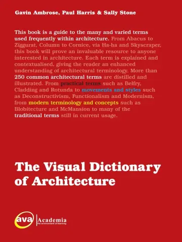Cover of The Visual Dictionary of Architecture