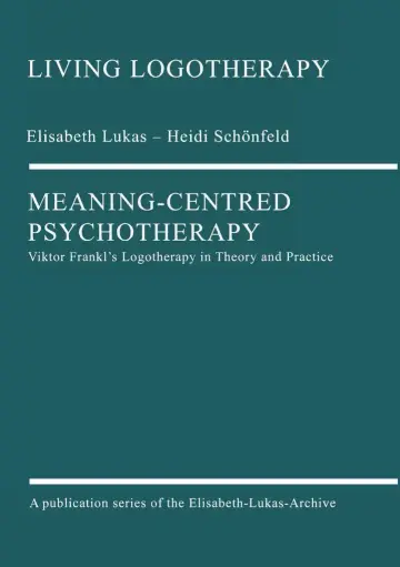 Cover of Meaning-Centred Psychotherapy