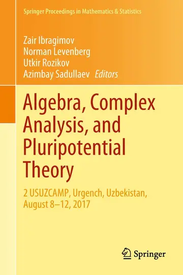 Cover of Algebra, Complex Analysis, and Pluripotential Theory