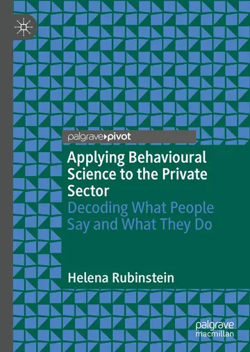 Cover of Applying Behavioural Science to the Private Sector