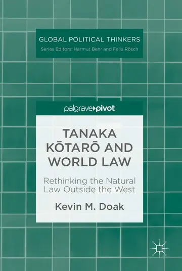 Cover of Tanaka Kōtarō and World Law