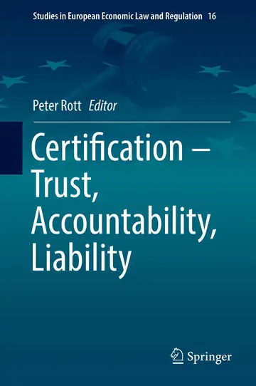Cover of Certification – Trust, Accountability, Liability