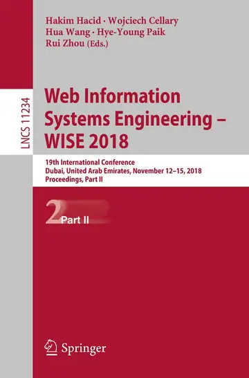 Cover of Web Information Systems Engineering – WISE 2018