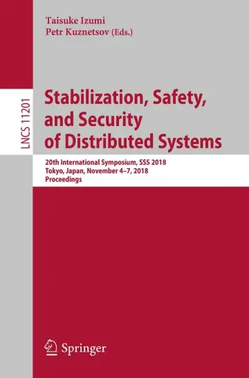 Cover of Stabilization, Safety, and Security of Distributed Systems