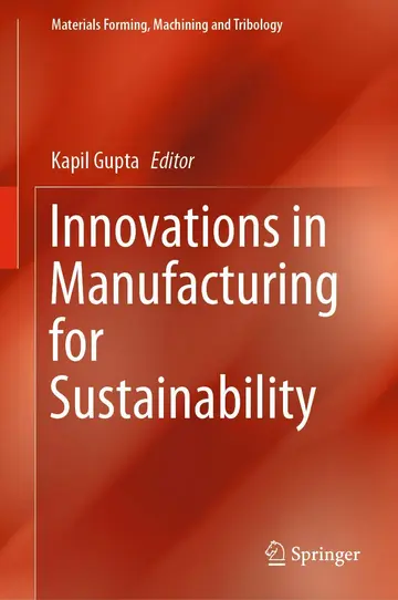 Cover of Innovations in Manufacturing for Sustainability