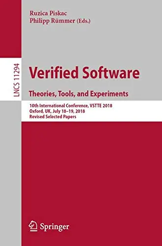 Cover of Verified Software. Theories, Tools, and Experiments