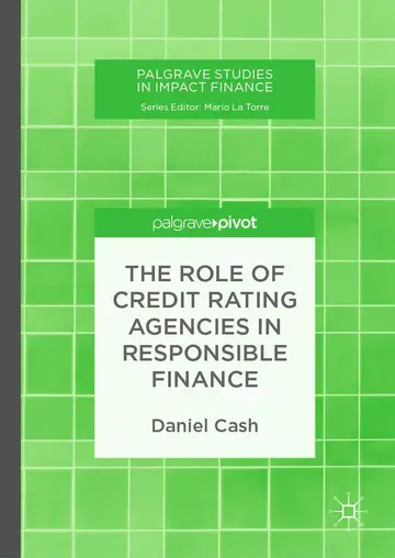 Cover of The Role of Credit Rating Agencies in Responsible Finance