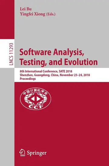 Cover of Software Analysis, Testing, and Evolution