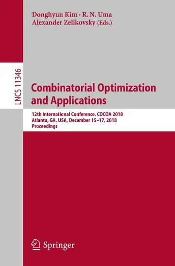 Cover of Combinatorial Optimization and Applications