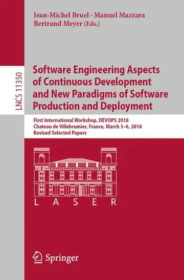 Cover of Software Engineering Aspects of Continuous Development and New Paradigms of Software Production and Deployment