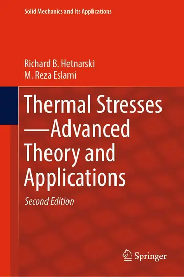 Cover of Thermal Stresses―Advanced Theory and Applications