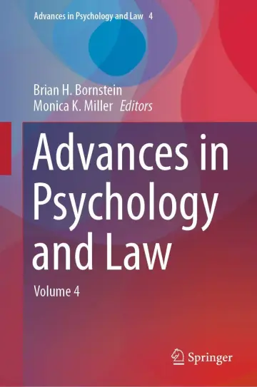Cover of Advances in Psychology and Law