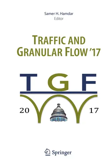 Cover of Traffic and Granular Flow '17