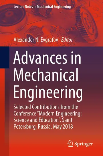 Cover of Advances in Mechanical Engineering