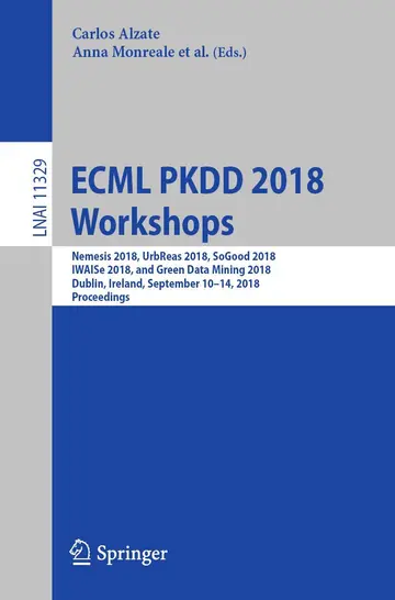 Cover of ECML PKDD 2018 Workshops