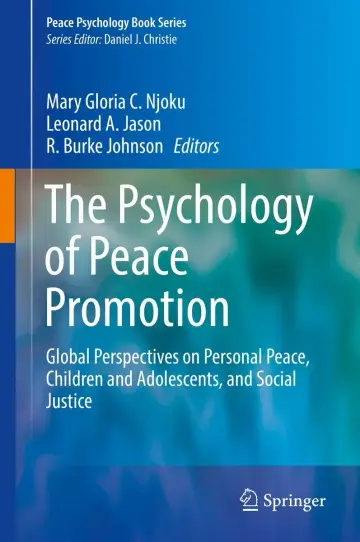 Cover of The Psychology of Peace Promotion