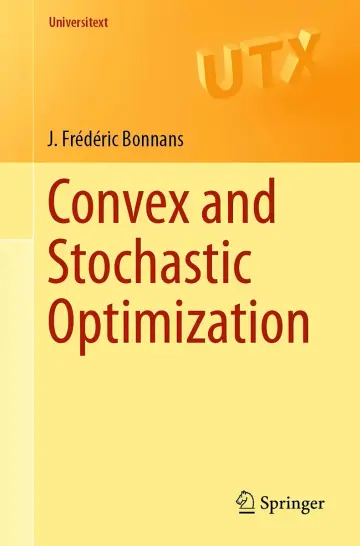Cover of Convex and Stochastic Optimization