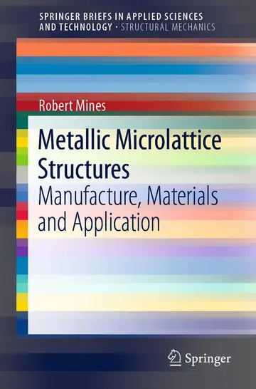 Cover of Metallic Microlattice Structures