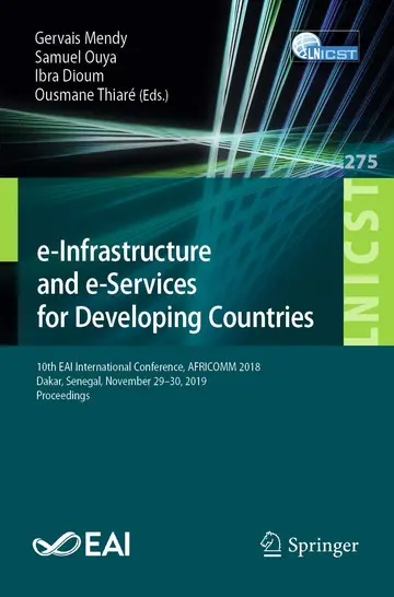 Cover of e-Infrastructure and e-Services for Developing Countries
