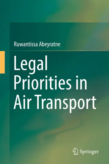 Cover of Legal Priorities in Air Transport