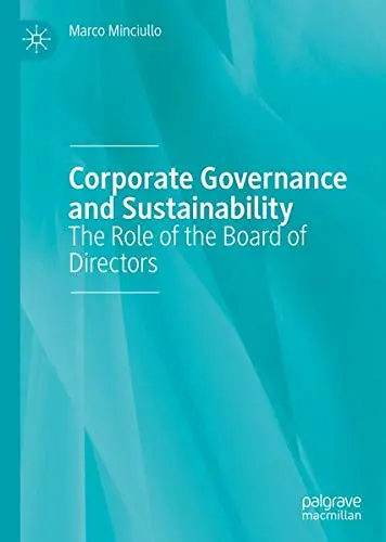 Cover of Corporate Governance and Sustainability