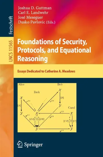 Cover of Foundations of Security, Protocols, and Equational Reasoning