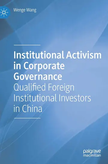 Cover of Institutional Activism in Corporate Governance
