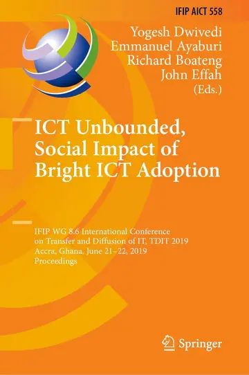 Cover of ICT Unbounded, Social Impact of Bright ICT Adoption