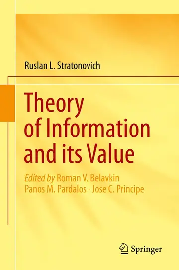 Cover of Theory of Information and its Value