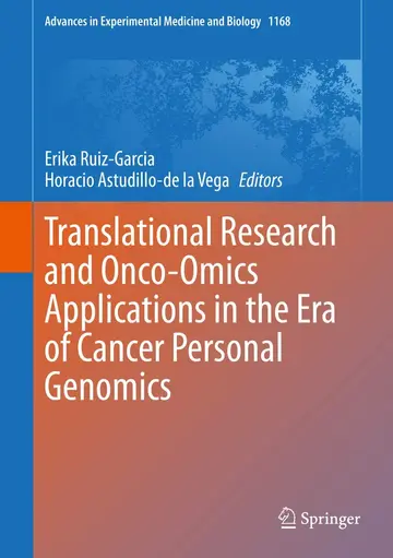 Cover of Translational Research and Onco-Omics Applications in the Era of Cancer Personal Genomics