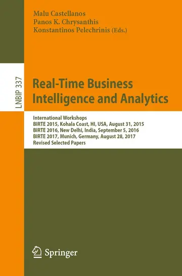 Cover of Real-Time Business Intelligence and Analytics