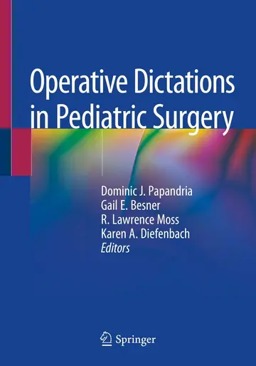 Cover of Operative Dictations in Pediatric Surgery