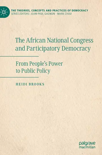 Cover of The African National Congress and Participatory Democracy
