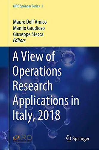 Cover of A View of Operations Research Applications in Italy, 2018