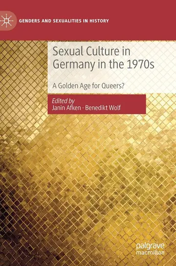 Cover of Sexual Culture in Germany in the 1970s