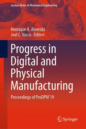 Cover of Progress in Digital and Physical Manufacturing