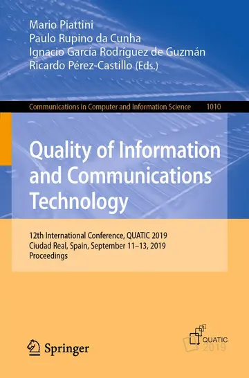 Cover of Quality of Information and Communications Technology